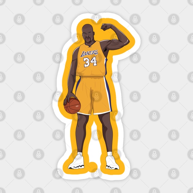 Shaq Sticker by xavierjfong